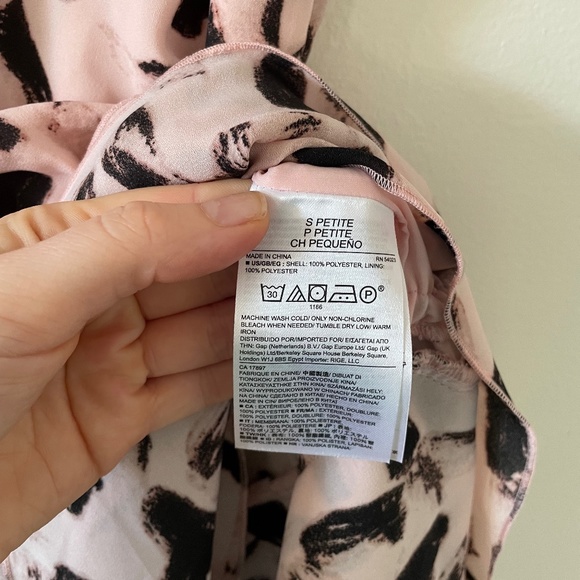 BANANA REPUBLIC Pink Patterned Dress - Picture 10 of 10